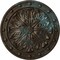 Ekena Millwork Foster Acanthus Leaf Medallion (Canopies up to 2 1/4"), 20 1/2"OD x 1 1/2"P, Bronze Blue Patina CM20FOBBS - alternate 1